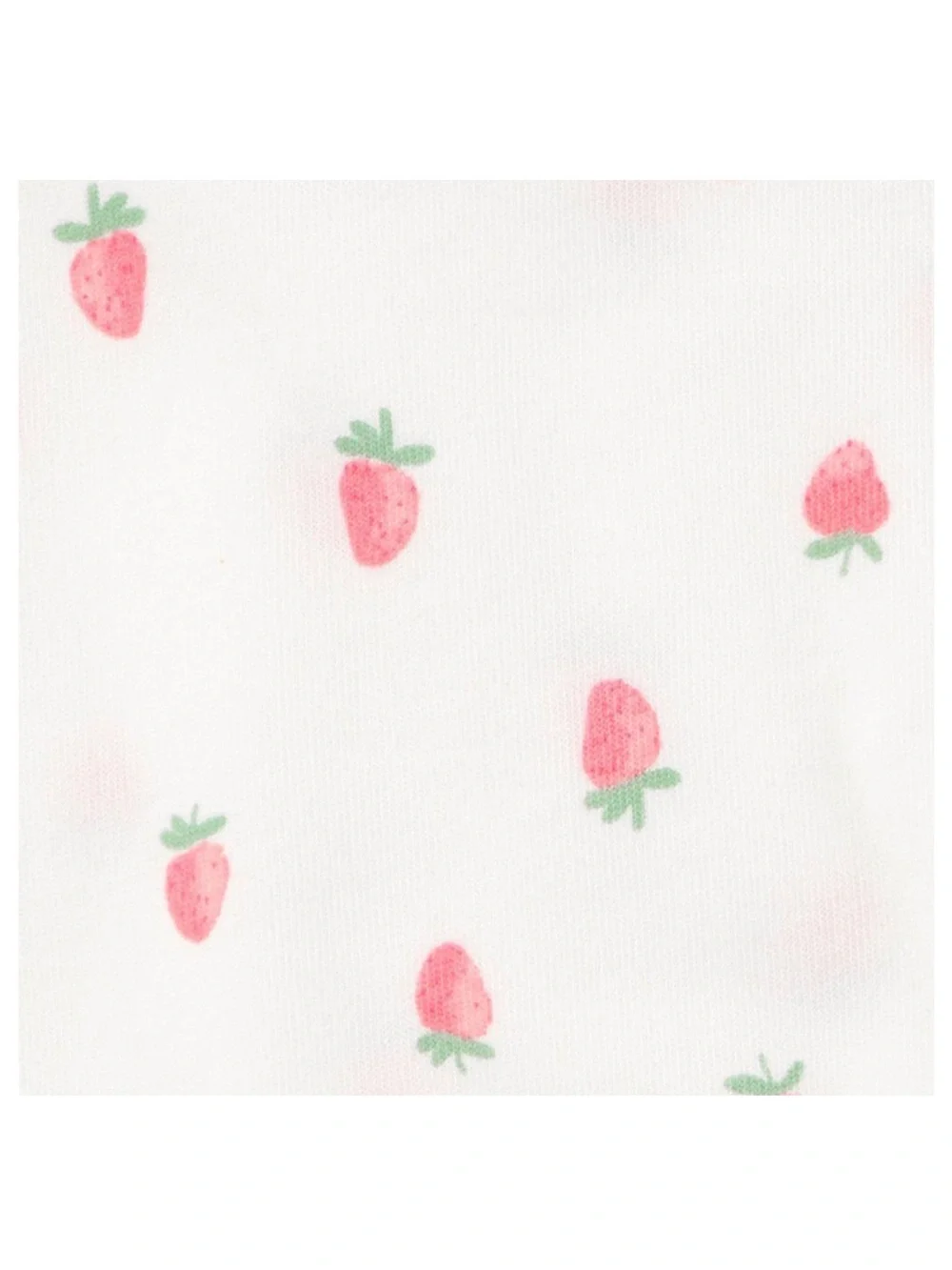 Carter's Coral & White Strawberry Hooded Baby Towel and Robe Set